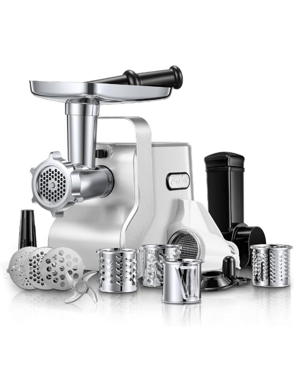 Heavy Duty 3000W Electric Meat Grinder, 5-in-1 Mincer with Sausage Stuffer